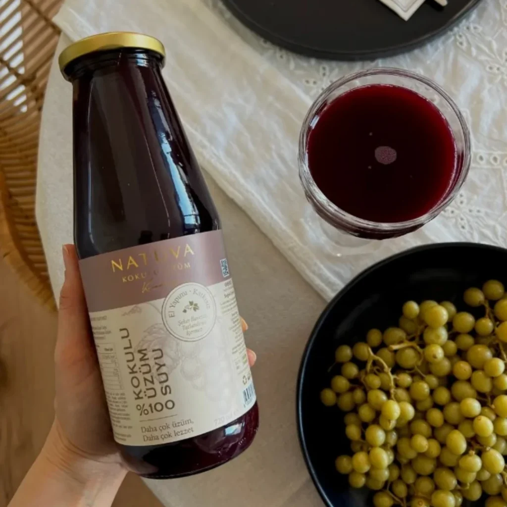 %100 Kokulu Üzüm Suyu 720 ML