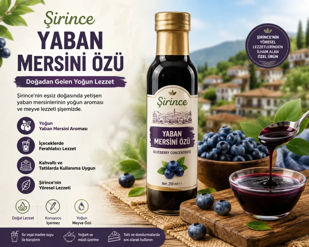 Şirince Yaban Mersini Özü